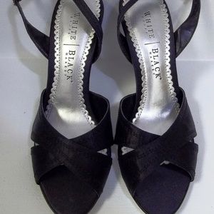 White House Black Market Womens Strappy Shoes Heels Sandals Size 7.5 M